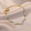 Enamelled Lucky Beaded Bracelet Prayer Jewelry For Women