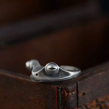 Vintage Niche Adjustable Silver Ring