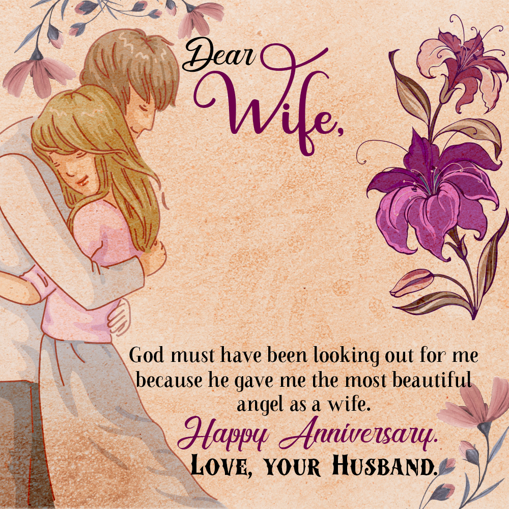 To Wife Message Card