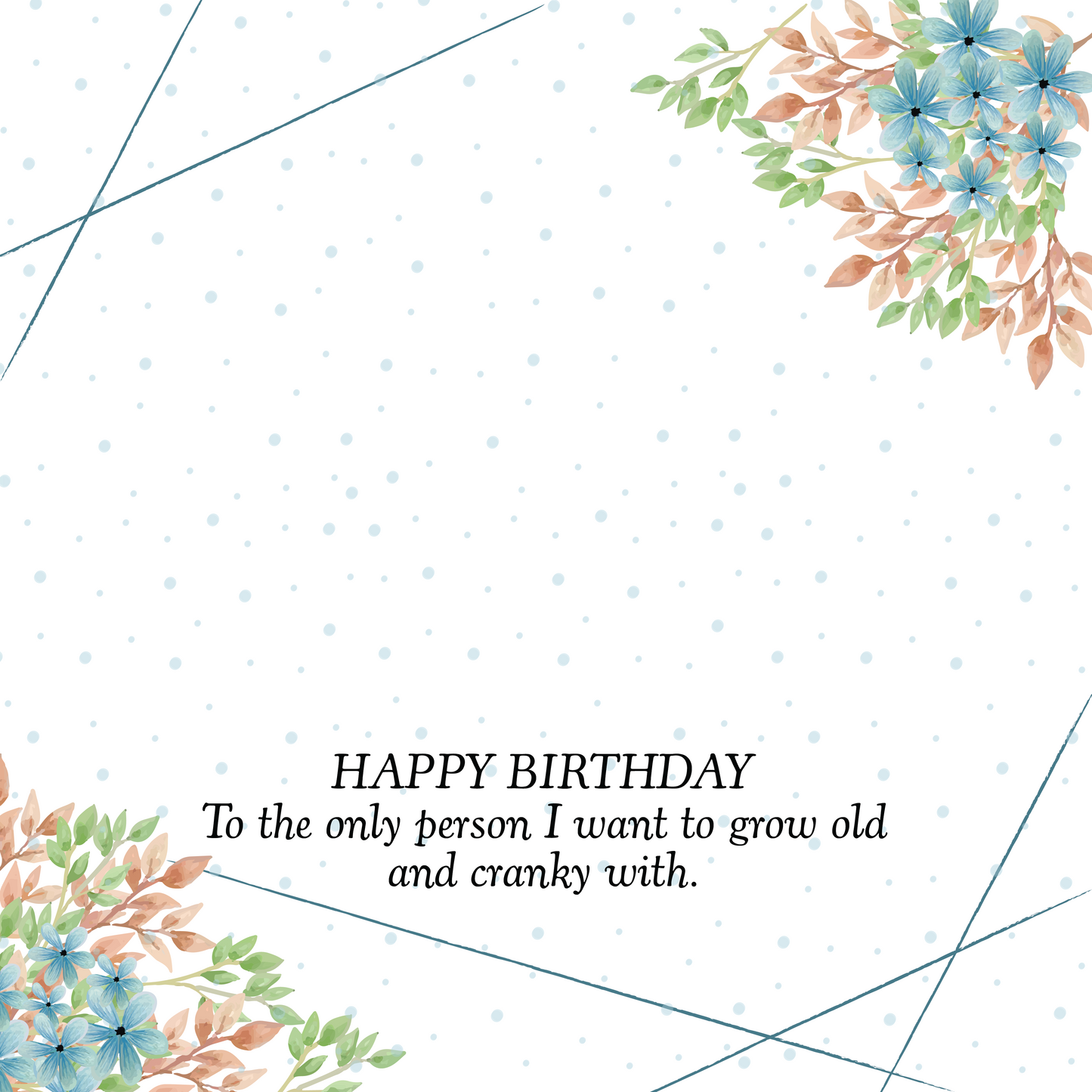 Birthday Message Card