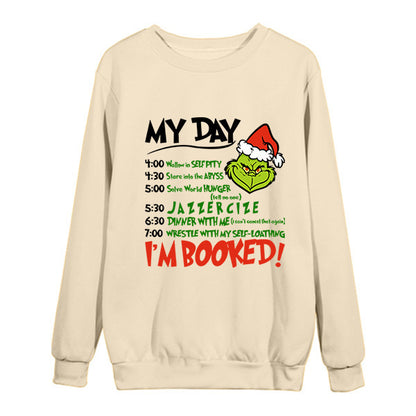 Christmas My Day I'M BOOKED Sweatshirt/Hoodie 【KAUFEN SIE 2 UND ERHALTEN SIE KOSTENLOSEN VERSAND】