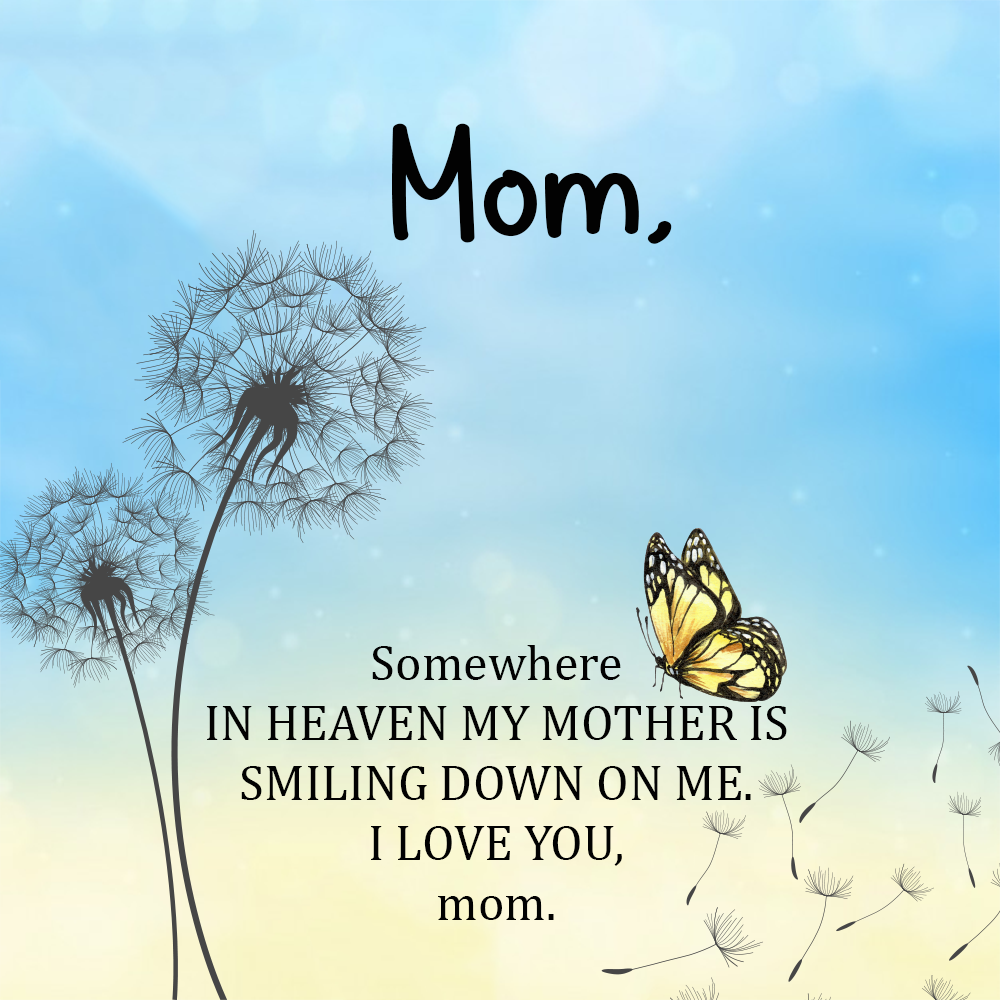 To Mother Message Card