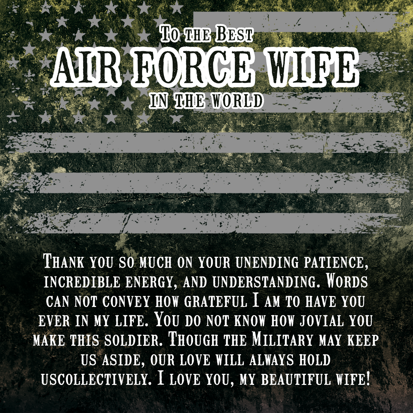 To Wife Message Card