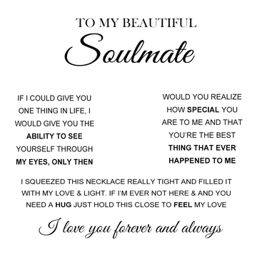 To Soulmate Message Card