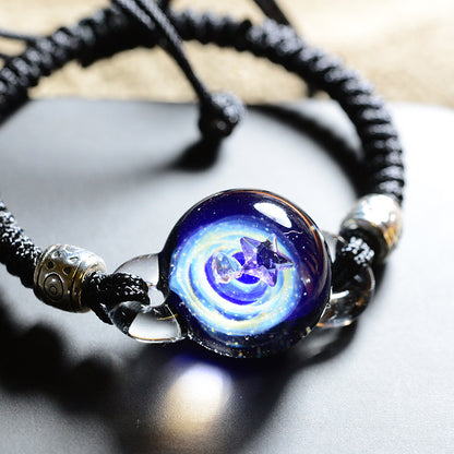 Bracelet en verre élément univers créatif