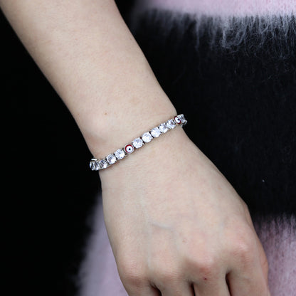 5mm Zircon Eye Tennis Chain Bracelet